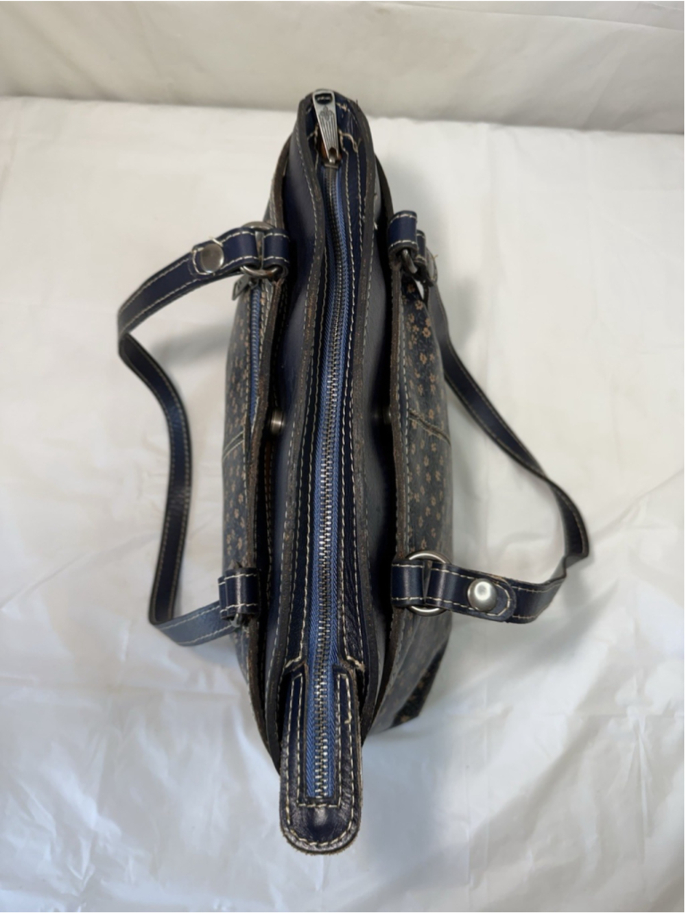 Patricia Nash POPPY Tote Shoulder Bag navy floral - Picture 16 of 16